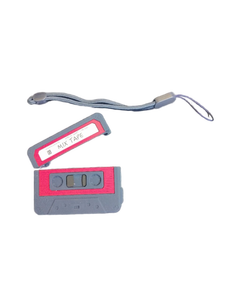 lot 14394 image: AirPods Pro 3 Case Cover, KOREDA Funny Cassette Tape Design Case for Airpods Pro 3rd Generation 2025, Cute Cartoon Fashion Silicone Protective Case for Women Men (Navy Blue & Red)