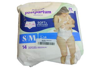 lot 14398 image: Always Discreet Postpartum and Adult Incontinence Underwear for Women, SmallMedium, Maximum Protection, 14 Count
