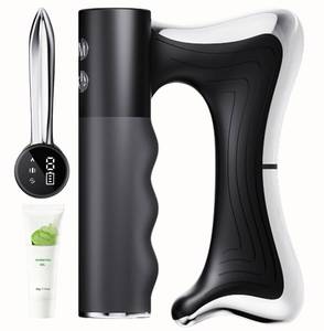 lot 16254 image: Heated Muscle Scraper Tool ��Electric Fascia Knife Massager Heating and Vibration, Muscle Scraper Tool, Body Gua Sha Massage Tool,Fascia Tool Massage Tools for Deep Tissue(Black)