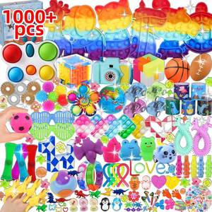 lot 19576 image: BILLFULL 1000 Pcs Party Favors for Kids, Fidget Toys Bulk, Birthday Gift Toys, Fidgets Stocking Stuffers, Treasure Box Party, Goodie Bag Carnival Prizes, Pinata Filler Stuffers Classroom