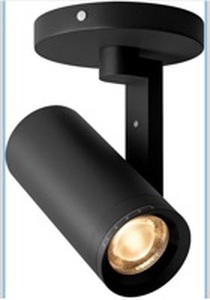 lot 19580 image: Aisilan 12W LED Zoomable Ceiling Spotlight, Dimmable Surface Mount Adjustable 10°-55° Beam, CRI97 3000K Warm White, Flicker-Free Accent Light for Pictures on Wall, Living Room, Hallway, Black