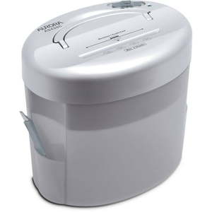 lot 19669 image: Aurora AS420C 4-Folded Sheet Cross-Cut Desktop PaperCredit Card Shredder