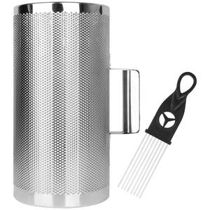 lot 19678 image: 12 x 6 Stainless Steel Guiro Instrument Latin Percussion Metal Guiro Shaker with Scraper Percussion Instrument, Guira Dominicana, Wiro Musical