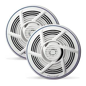 lot 19693 image: Pioneer Mobile TS-MR1640 6.5-Inch 2-Way Marine Speakers, gold, One Size