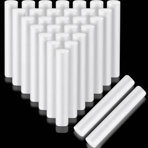 lot 19699 image: Fabbay 30 Pieces 6 Inch White Foam Cylinders for Crafts Foam Tubes Rods Cylinders Shape for Modeling, DIY Crafts and Arts Projects Decorations Supplies