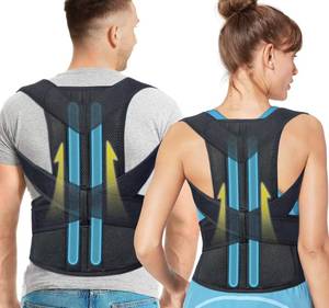 lot 20041 image: Fitsupport Back Brace Posture Corrector for Women and Men Back Lumbar Support Shoulder Posture Support for Improve Posture Provide and Back Pain Relief XXLarge(Pack of 1)