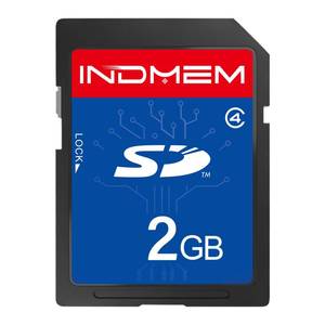 lot 20055 image: INDMEM SD Card 2GB Class 4 Flash Memory Card 2G SLC Stanard Secure Digital Cards (1PC)