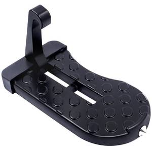 lot 20063 image: Car Door Step with Roof Rack Mount, 400lb Capacity, Aircraft-Grade Aluminum, Anti-Slip Surface, 6.3-inch Platform, Black