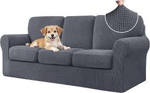 lot 3354 image: Stretch Sofa Slipcover with Installation Guide