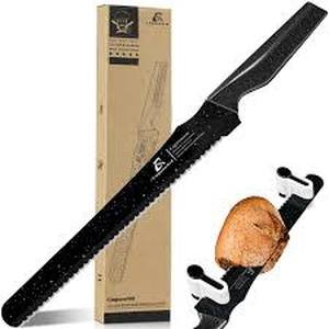 lot 3414 image: CoguusAI Legitimism Series 11.6 Inch Bread Knife with Fixator Tools