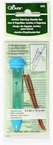 lot 4503 image: Clover Chibi with Jumbo darning Needle Set, 6.2 Height x 2.1 Length x 0.8 Width, Multicolor