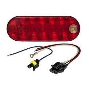 lot 6107 image: Red LED Tail Light Assembly with Wiring Harness