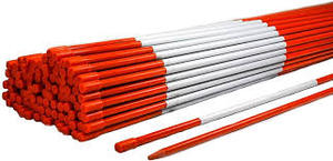 lot 6147 image: A20-Piece Driveway Markers 4ft Orange Ski Slopes Road Stakes