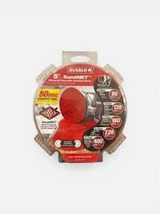 lot 6184 image: Diablo 5 Inch Universal SandNET Sanding Disc Set