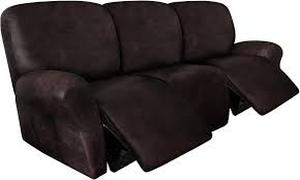 lot 11789 image: Anabachon 8-Piece Recliner Sofa Cover Set