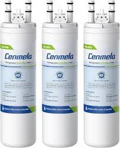 lot 11795 image: Cenmelo CML006 Compatible Refrigerator Water Filters Pack of 3 (One Is Opened)