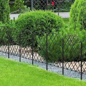 lot 11800 image: 9 Pack Decorative Garden Fence Panels A33 (design different than stock photo)