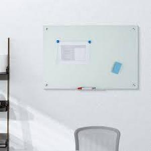 lot 11803 image: Okydoky Glass Whiteboard 12�� x16��