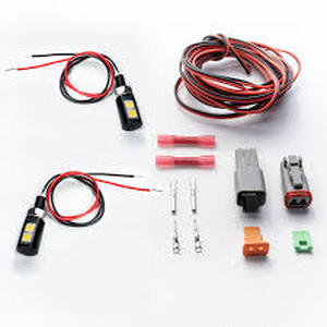 lot 12079 image: LED License Plate Light Assembly with Wiring Harness