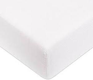 lot 12131 image: 8iloban White Cotton Bed Sheets For Infant Bed