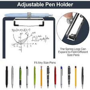 lot 12401 image: Small Office Clipboard Set With Pens Brand Unknown