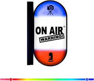 lot 20014 image: ON AIR Warning Light with Control Switch Panel
