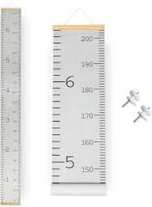 lot 20077 image: Large Canvas Height Growth Chart Ruler