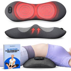 lot 2364 image: SmoothSpine Triple Fusion Back Massager - The Official Smooth Spine Massager with Heat - Design to Support Lower Back Comfort, Relaxation Device for Home Use (Triple Fusion Back Massager)