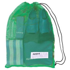 lot 2387 image: Sporti Swim Mesh Bag �� Breathable Drawstring Swim Gear Bag with Quick-Dry Mesh, Durable Toggle Closure, Spacious Storage for Pool, Beach & Gym �� Ideal for Swimmers & Water Sports - Kelly Green