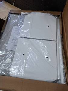 lot 3434 image: Homeiju Stackable 4-Drawer Fabric Dresser with Waterproof Wood Top �� Closet Organizer & Storage Drawers for Bedroom, Modern Metal Frame Design (3 Tier)