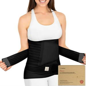 lot 3453 image: Revive 3 in 1 Postpartum Belly Band Wrap  Post Partum Waist Binder Shapewear (ML)