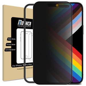 lot 4117 image: Mothca Matte Privacy Screen Protector for iPhone 16 Pro Max6.9 inch with Easy Installation Tool, Anti Spy Anti Glare Full Coverage Tempered Glass Film, Anti-Fingerprint, Case Friendly Smooth as Silk