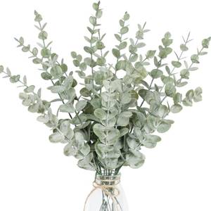 lot 4118 image: Tiyard 18pcs Eucalyptus Stems Artificial Eucalyptus Leaves Stems Artificial Fake Flowers for Home Office Flowers Bouquet Centerpiece Wedding Decoration Christmas Decor 2025