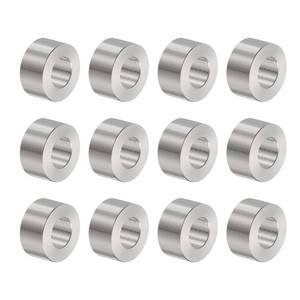lot 4135 image: uxcell 12pcs Stainless Steel Spacer 8.2mm Bore x 16mm OD x 8mm Length Screw Bushing Plain Finish Round Metal Spacer for M8 Screws Bolts and Rods