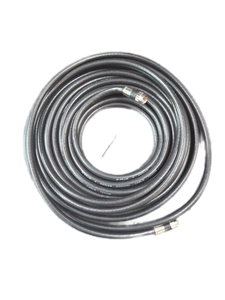 lot 6351 image: G-PLUG 25FT RG6 Coaxial Cable Connectors Set - High-Speed Internet, Broadband and Digital TV Aerial, Satellite Sky Cable Extension- Weather-Sealed Double Rubber O-Ring and Compression Connectors Black