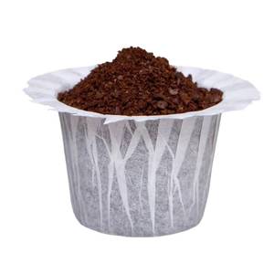 lot 6422 image: Haetyly 100 Count Disposable Coffee Paper Filters Compatible with Keurig Single Serve 1.0 and 2.0, Fits All Brands Reusable K Cup Filters