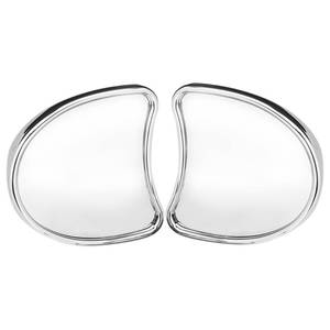 lot 6464 image: RAGBUSCLE Motorcycle Rear View Mirror, Motorcycle Fairing Mount Mirrors 1996-2013 Compatible with Harley Touring Ultra Limited Street Glide Electra Glide Silver