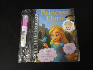 lot 10017 image: Princess Elara Water Wonder Coloring Book with Refillable Pen