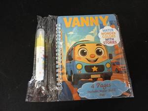 lot 10021 image: Vanny Water Wonder Coloring Book with Water Pen