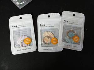 lot 10044 image: 4PACK Cute Phone Ring Holder Grip, Funny Mermaid Sea Shell Conch 360 Rotation Cellphone Stand Finger Mount Kickstand (Shell)