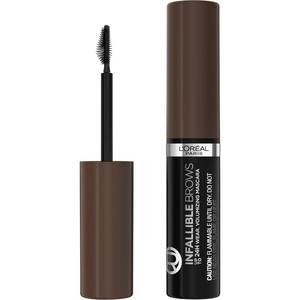 lot 10080 image: LOreal Paris Infallible Volumizing 24H Wear Brow Mascara, Long Lasting Eyebrow Makeup for 2X Fuller Eyebrows, 4.0 Dark Brunette, 0.13 Fl Oz