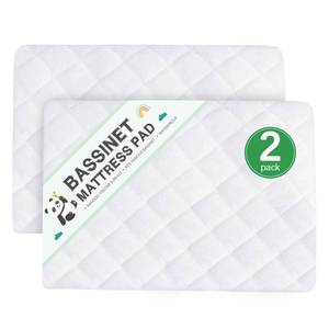 lot 11919 image: Waterproof Bassinet Mattress Protector, Fit for 19 x 33 KoolaBaby (3 in 1), Papablic, BabyBond, HARPPA and RICUTON Bedside, Ultra Soft Breathable, Washer & Dryer
