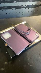 lot 12277 image: Defencase for iPhone 14 Pro Magnetic Wallet Case Compatible with Magsafe with RFID Blocking Zipper Strap Card Holder for Women, PU Leather Detachable Phone Case for iPhone 14 Pro (6.1 inches), Purple