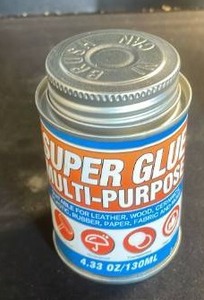 lot 12279 image: Bondtech Super Glue with Brush 130ml, Super Glue All Purpose, Strong Superglue Gel for Wood, Ceramic, Leather, Plastic, DIY Crafts & Industrial Repairs (4.4, Fluid Ounces)