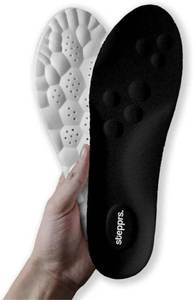 lot 12288 image: Original Stepprs Comfort Shoe Insoles for Men Women Adjustable Size 4D Memory Foam Cloud Soles Arch Support Improved Posture (Orange, US Men 8-13.5) (Used)