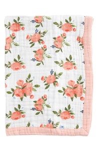 lot 12327 image: Little Unicorn Muslin Receiving Quilt