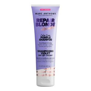 lot 14444 image: Marc Anthony Bond Repair Purple Hair Shampoo for Blonde & Grey Hair, Blonde Repair - Color-Safe Toning Hair Shampoo Neutralizes Yellow, Brassy Tones & Repairs Weak Broken Bonds