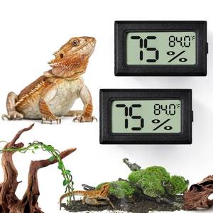 lot 14450 image: Palksky Bearded Dragon Tank Accessories, 2PCS Reptile Terrarium Thermometer and Humidity Gauge for Jumping Spider, Leopard Gecko, Crested Gecko,Hermit Crab, Gecko, Ball Python, Lizard