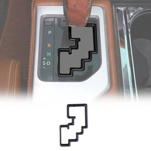 lot 14464 image: LLKUANG Car Center Console Gear Shift Panel Gear Track Decorative Frame Trim Compatible with Toyota Tundra 2014-2021 Gear Shifter Central Anti-Scratch Cover Interior Accessories(Matt Black)