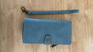 lot 16277 image: TwoHead Wallet Case Compatible with iPhone 17,Detachable,Magnetic,11 Cards Holder,PU Leather All-Round Protective Phone Case with Change Pocket(6.3 in,Blue)